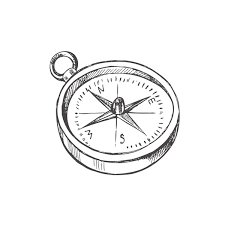 Compass illustration