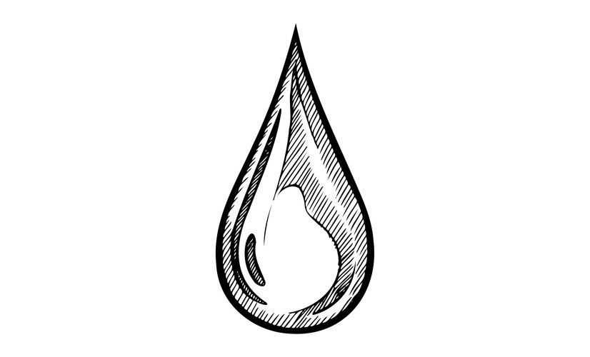Water droplet illustration